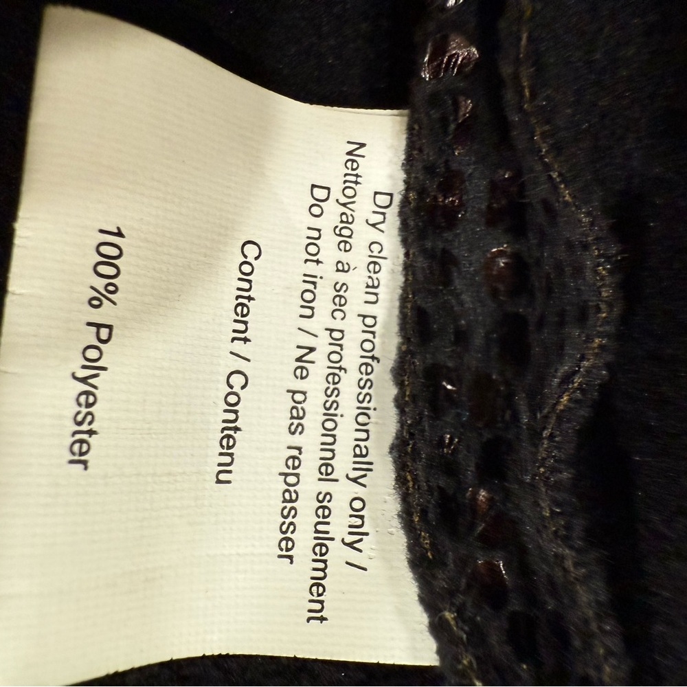 Ameri Mode Metallic Textured Jacket Size S - Blac… - image 4